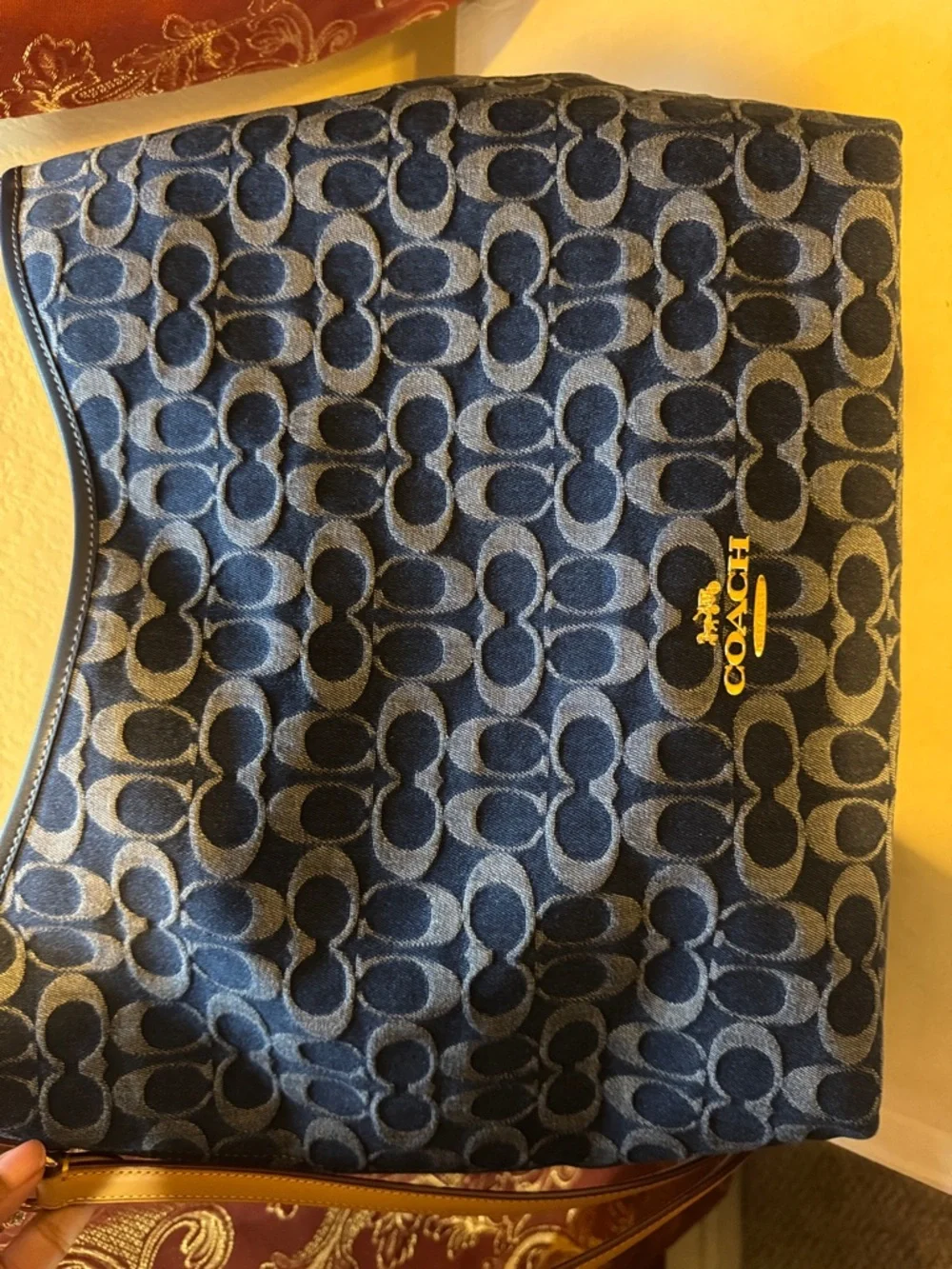 Coach Large Laurel in Denim - Picture 10 of 12